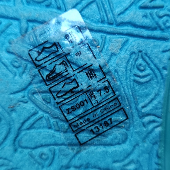 NIB Blowfish Patriotic American Navy Blue White Gray Stars shoes 7.5 - Picture 10 of 11